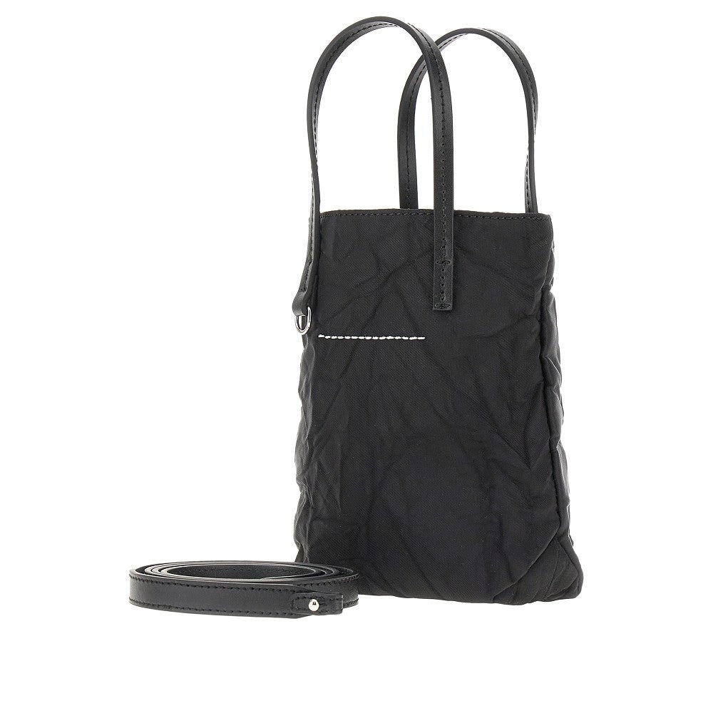 'Numeric' mini nylon tote bag