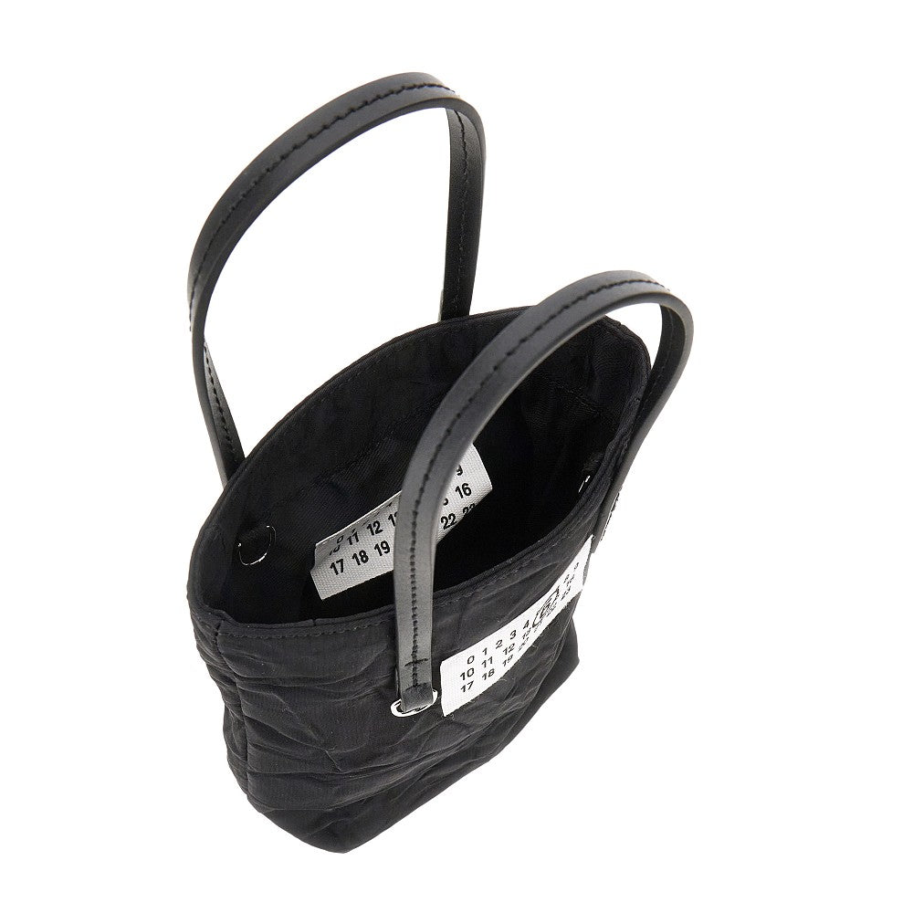 'Numeric' mini nylon tote bag