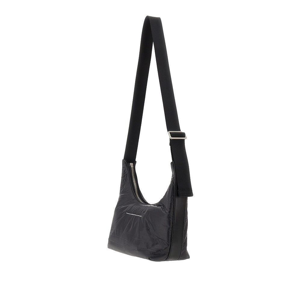 Nylon crossbody hobo bag