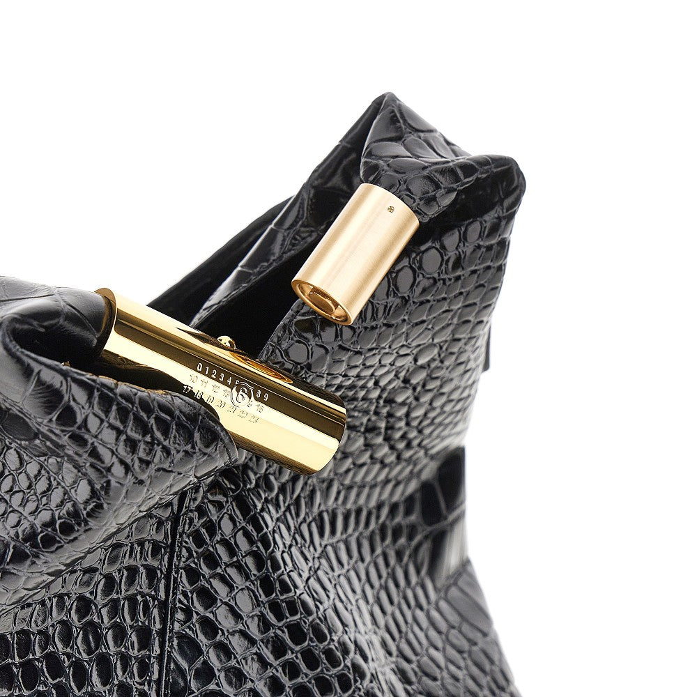 Borsa Japanese small in pelle stampa cocco