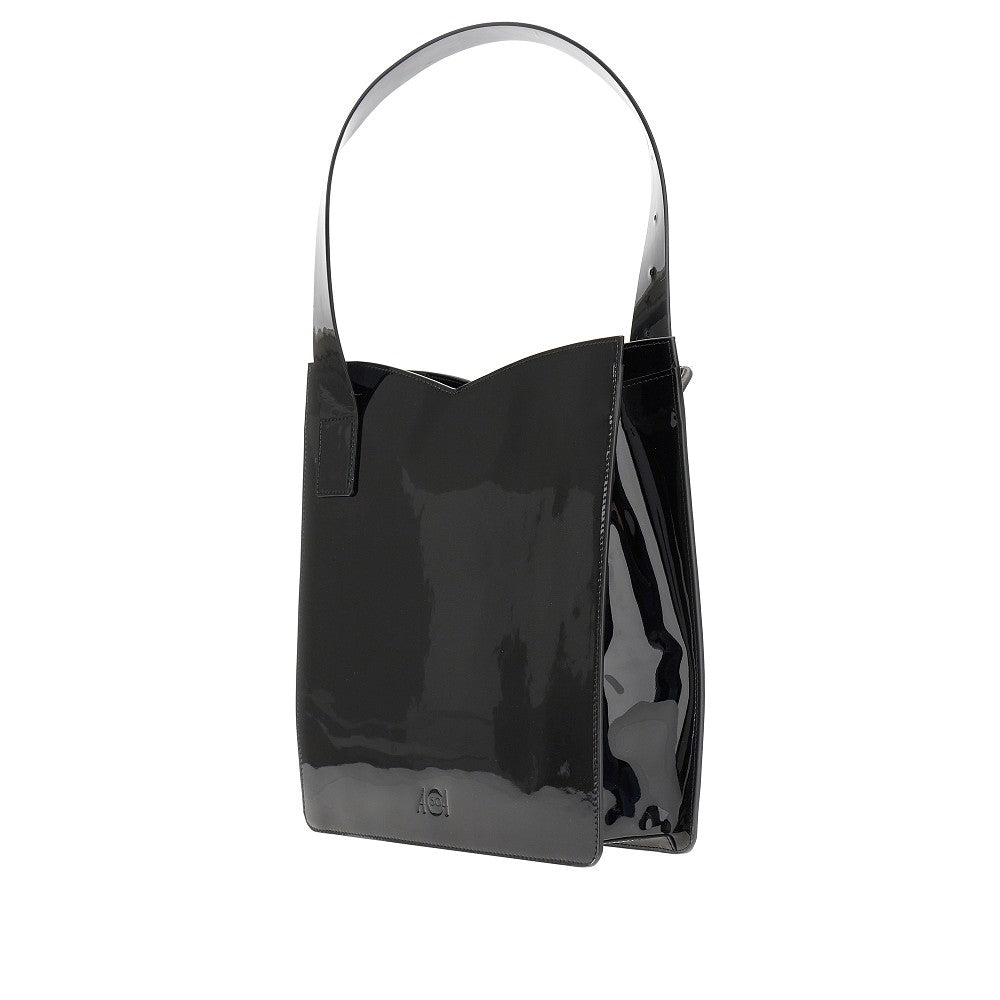 Tote bag 'Iron' in vernice