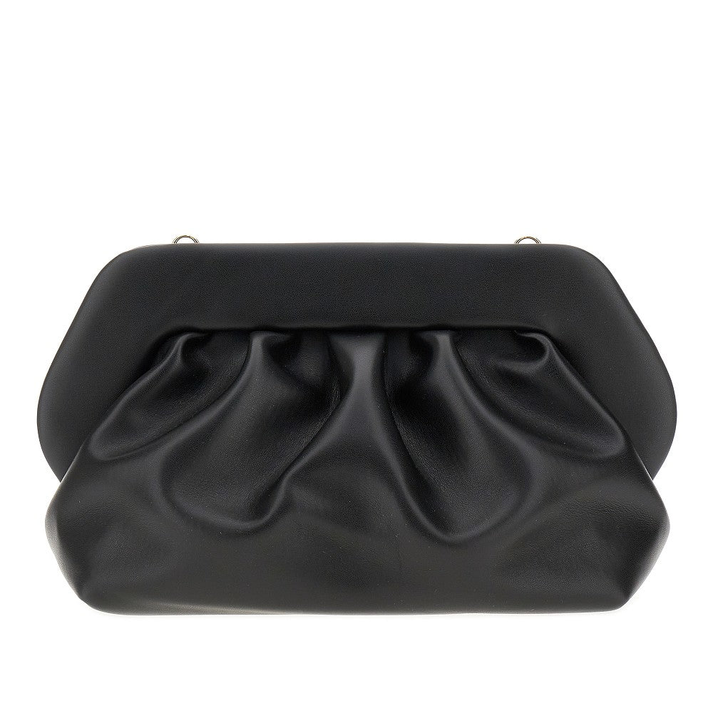 'Bios' vegan leather clutch