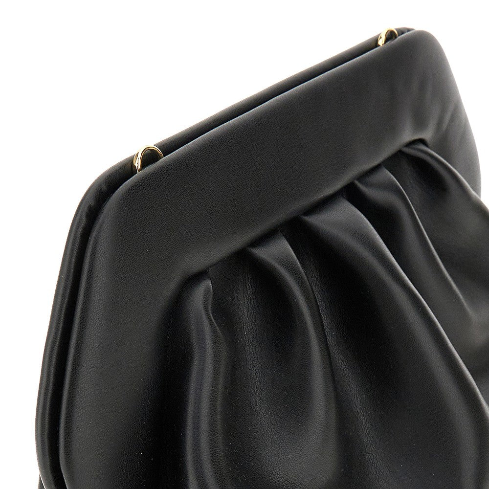 'Bios' vegan leather clutch