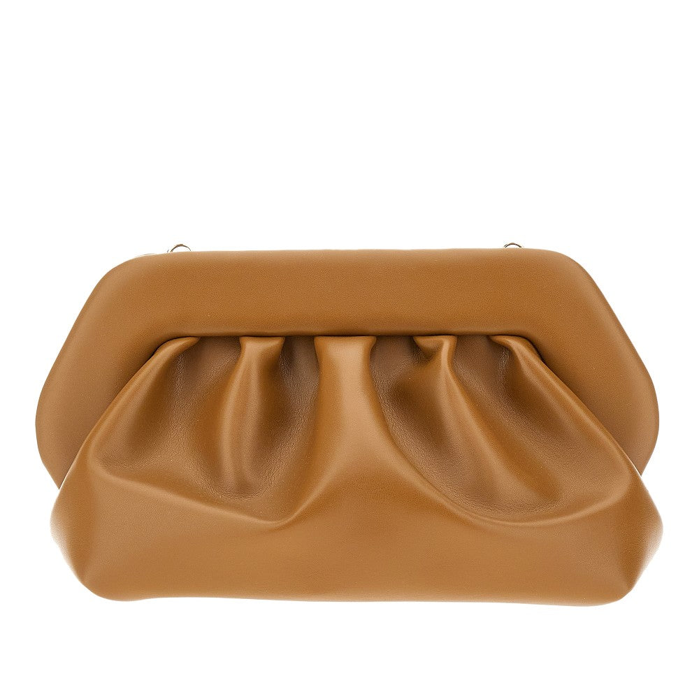 'Bios' vegan leather clutch