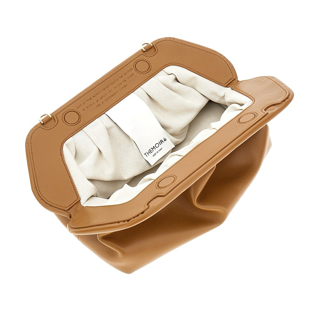 'Bios' vegan leather clutch