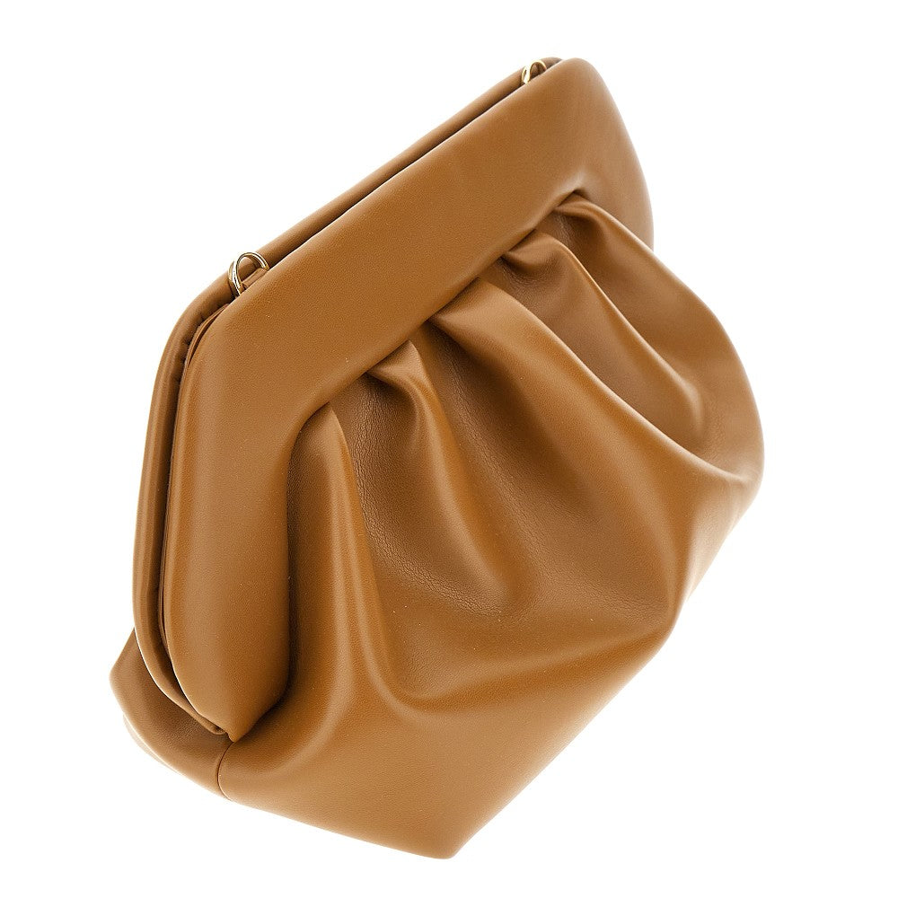 'Bios' vegan leather clutch