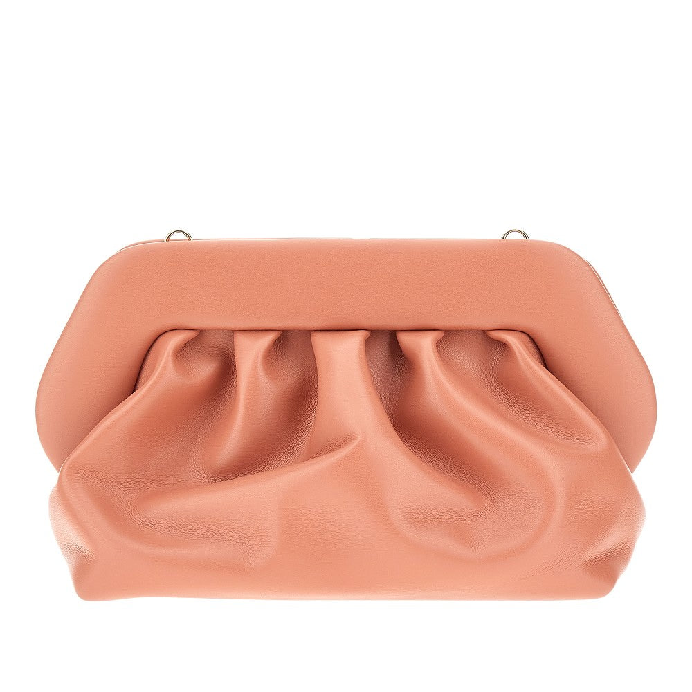 'Bios' vegan leather clutch