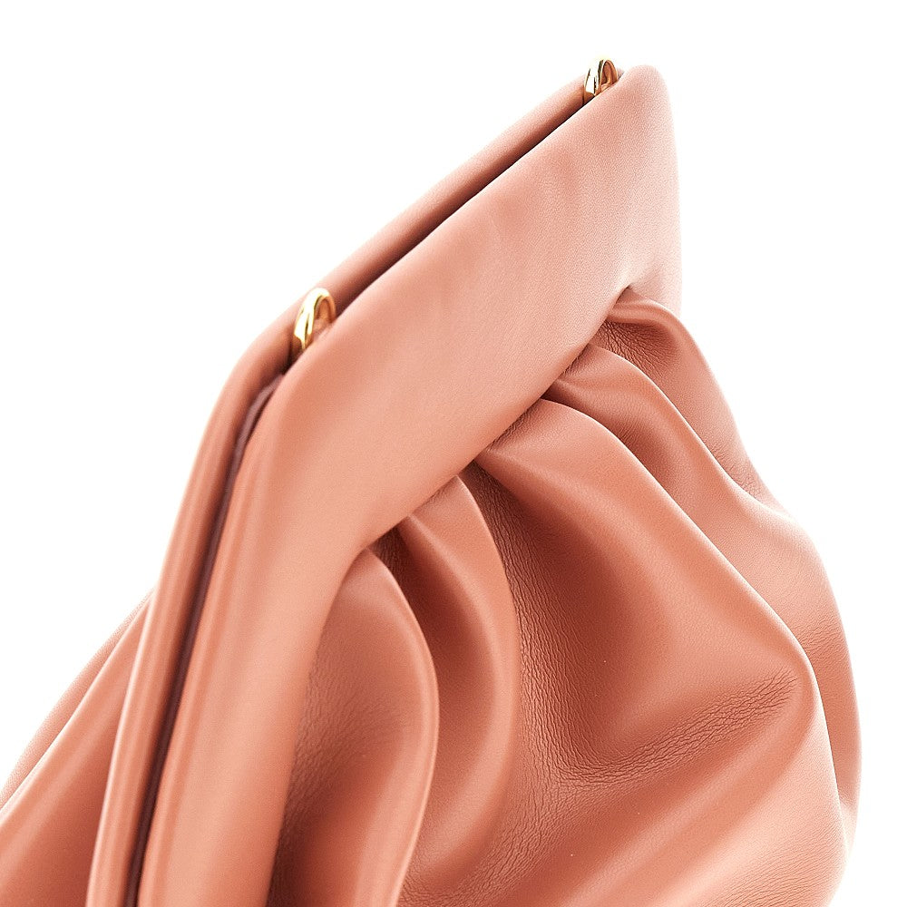 'Bios' vegan leather clutch
