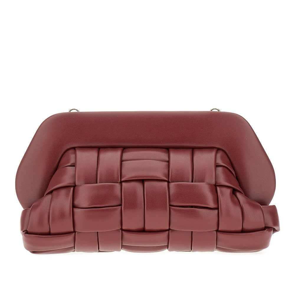 'Bios' vegan leather clutch