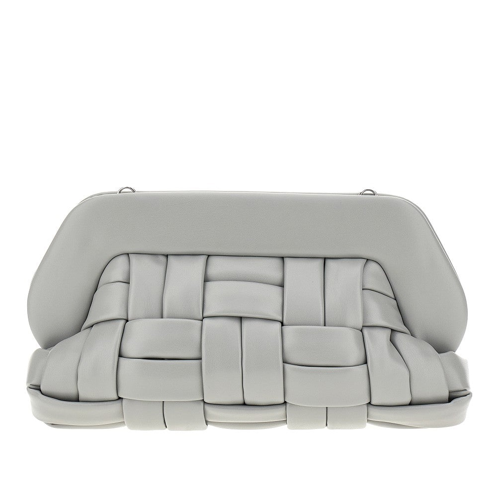 Clutch 'Bios' in pelle vegana intrecciata