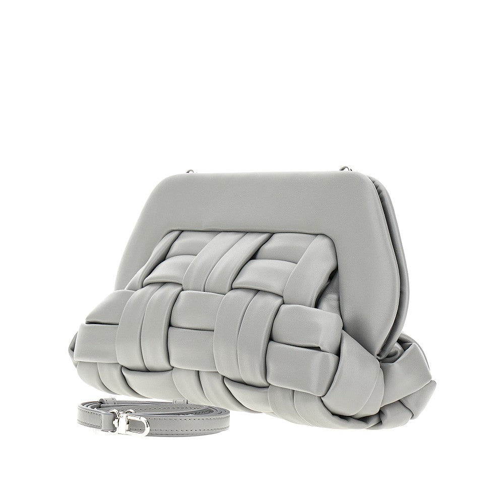 Clutch 'Bios' in pelle vegana intrecciata