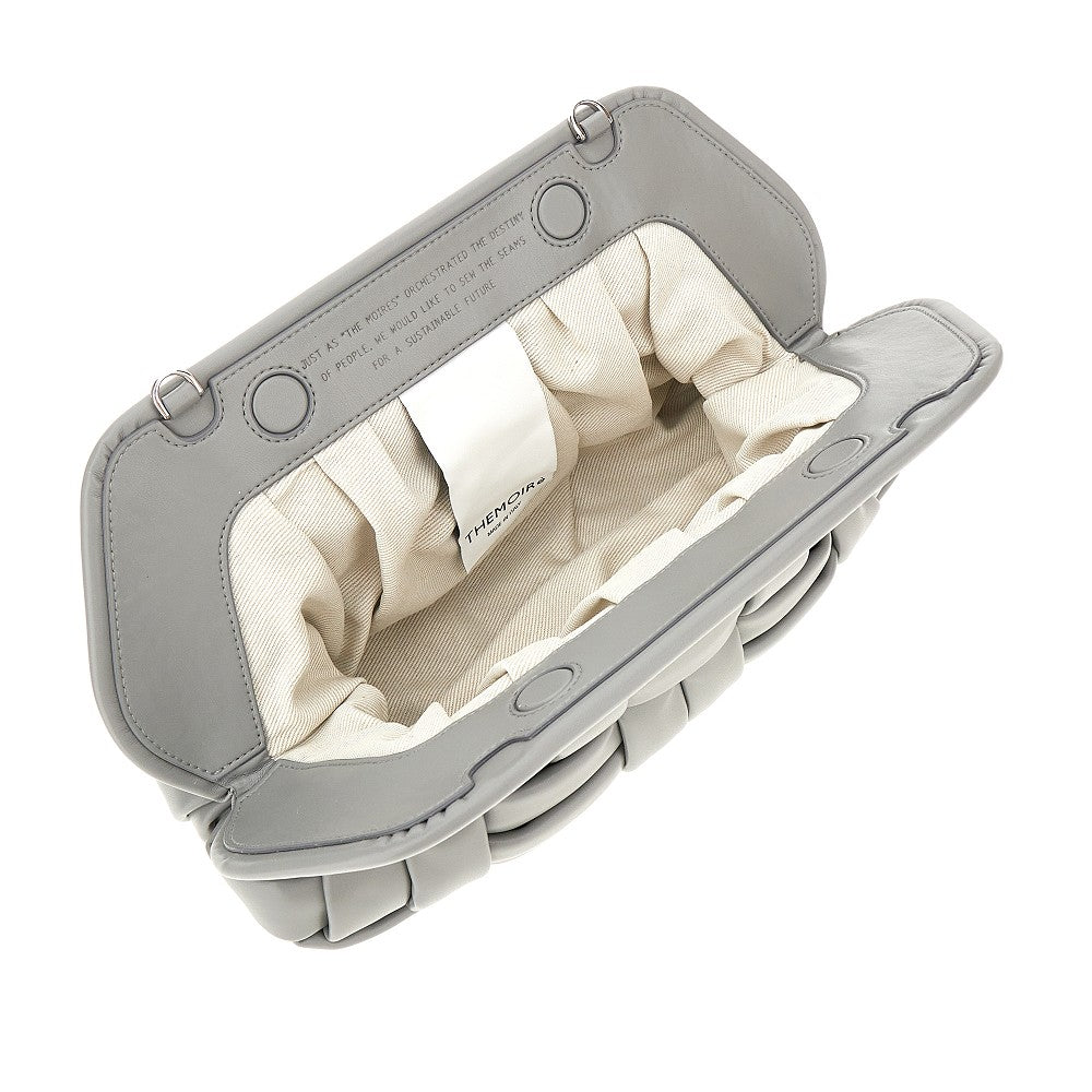Clutch 'Bios' in pelle vegana intrecciata