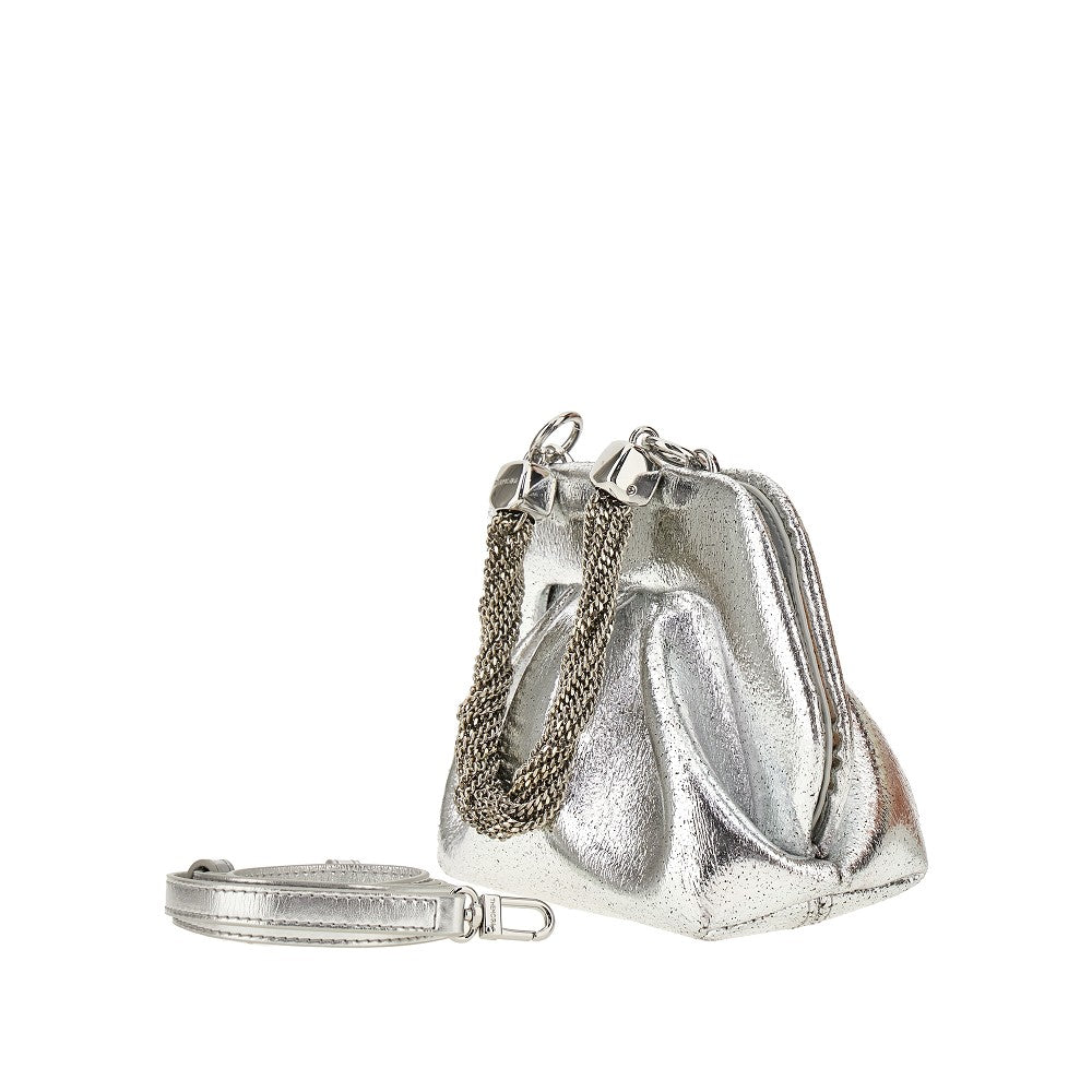 Vegan leather 'Gea' clutch with handle