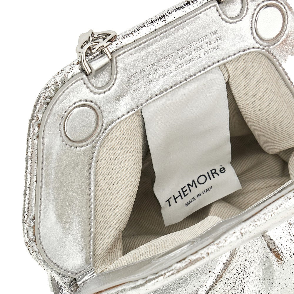 Vegan leather 'Gea' clutch with handle
