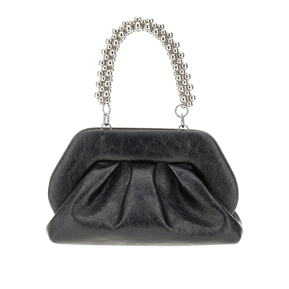 'Tia' clutch with beaded handle