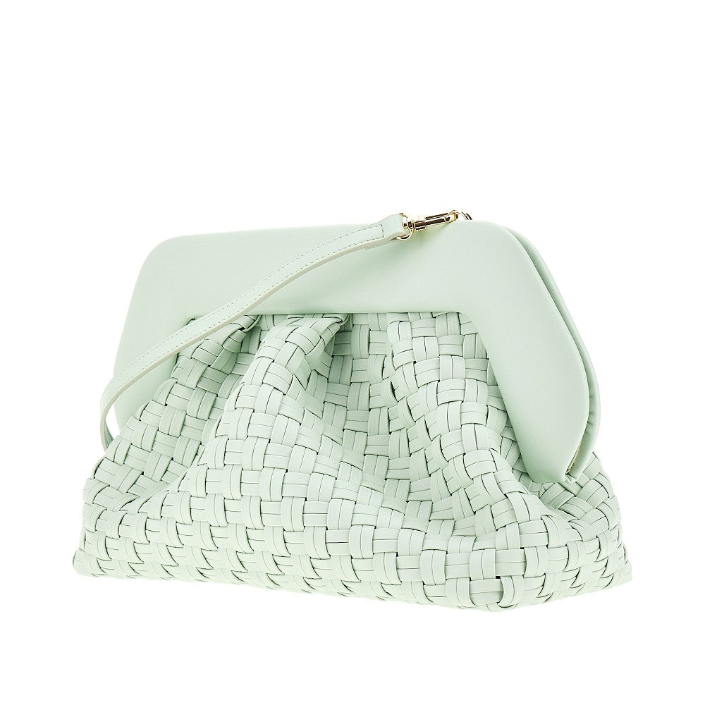 Clutch 'Bios' in pelle vegana intrecciata