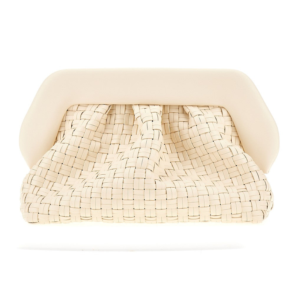 Clutch 'Bios' in pelle vegana intrecciata