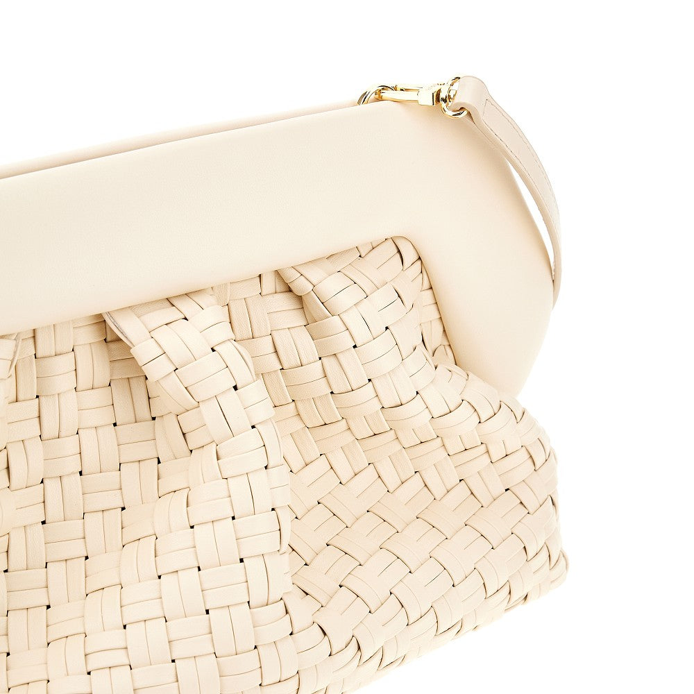 Clutch 'Bios' in pelle vegana intrecciata