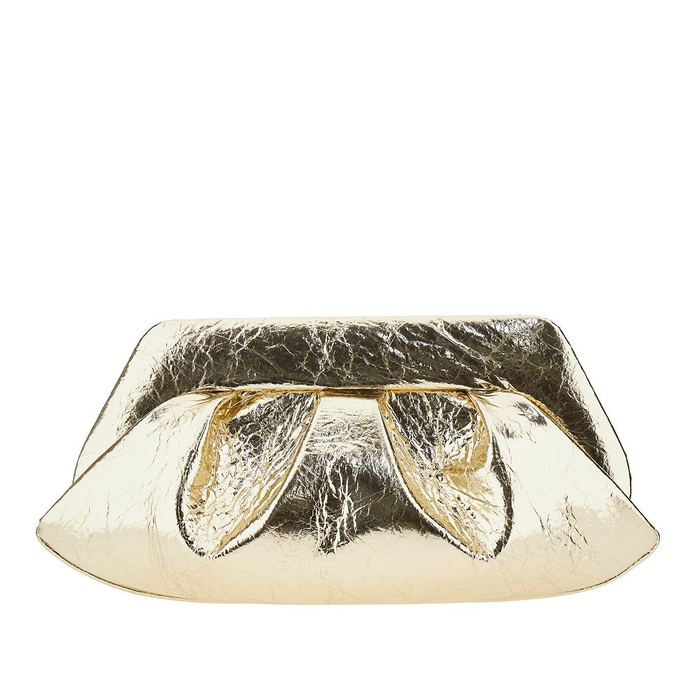 Clutch 'Emera' in pelle vegana metallizzata