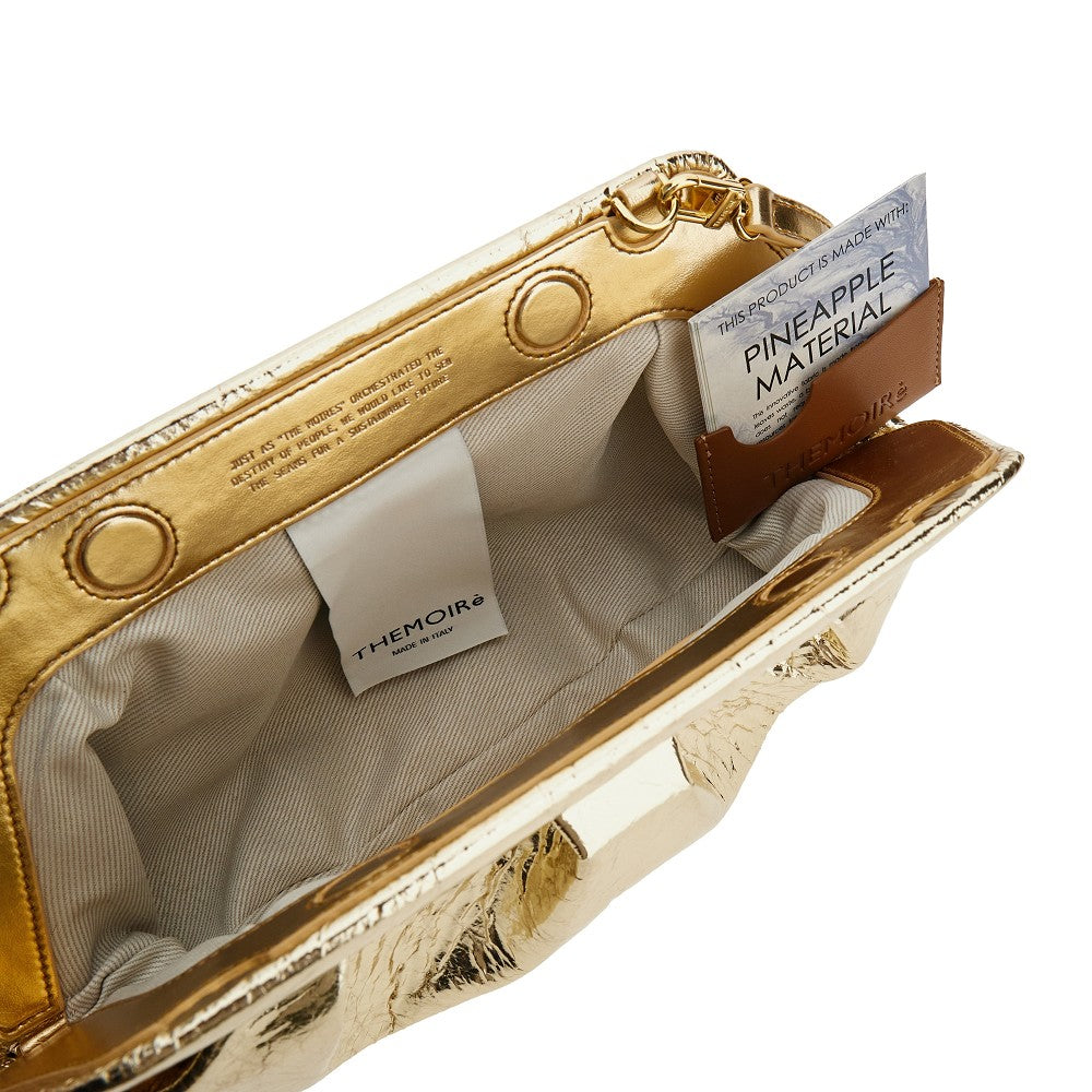 Clutch 'Emera' in pelle vegana metallizzata