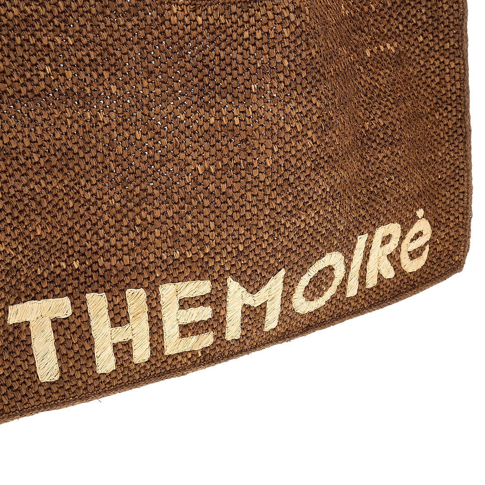 Maxi tote bag 'Morea' in rafia sintetica