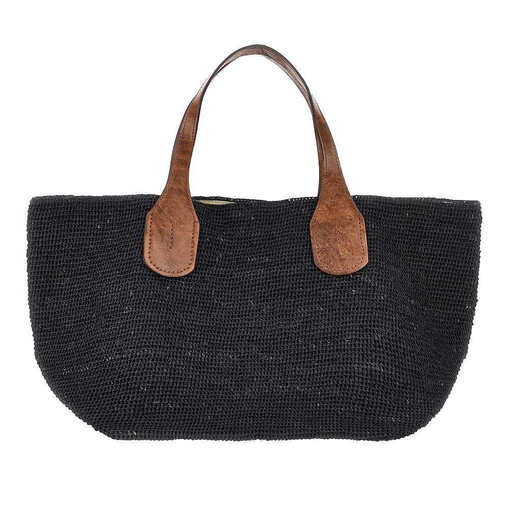 Borsa 'Tokyo II' in rafia naturale