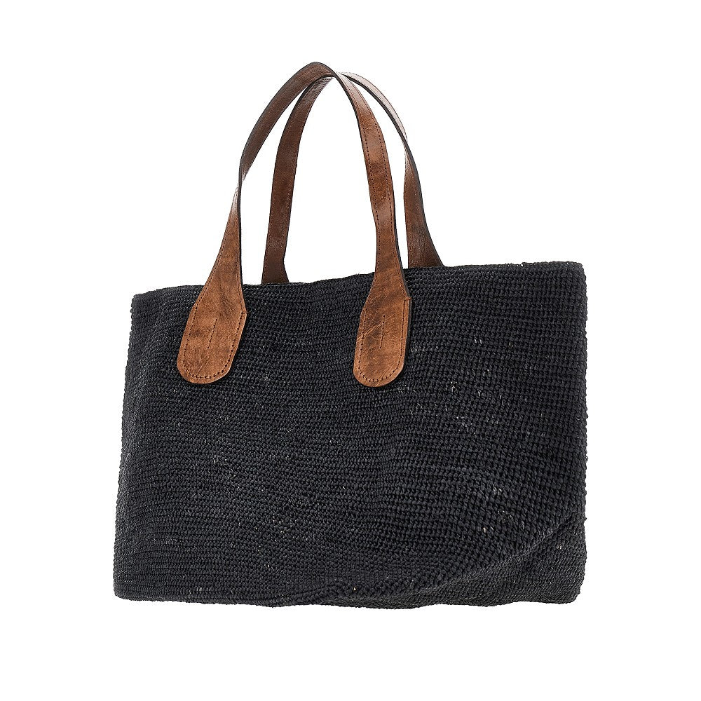 Borsa 'Tokyo II' in rafia naturale