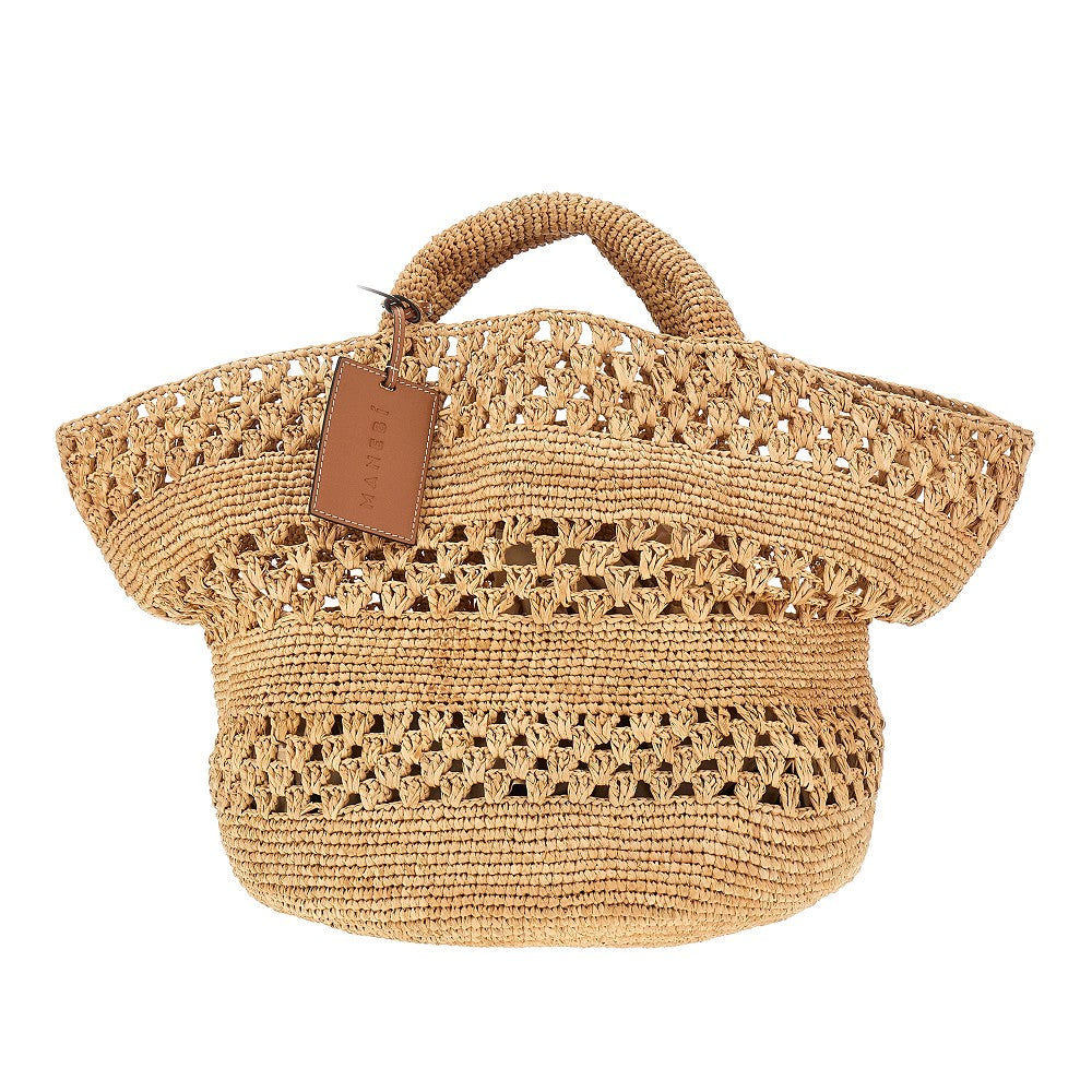 Borsa Panier in rafia