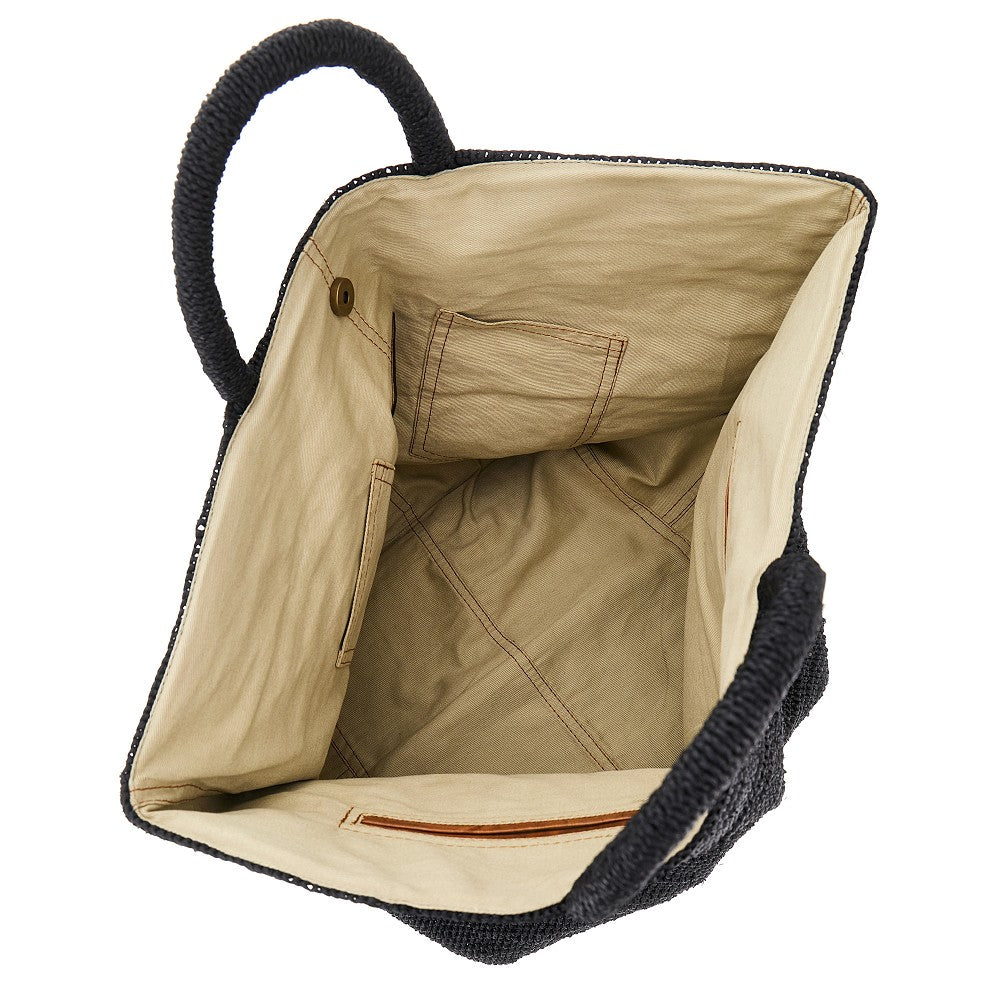 Borsa 'Vanilla' in rafia naturale
