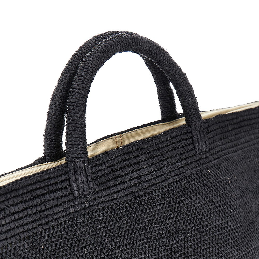Borsa 'Vanilla' in rafia naturale