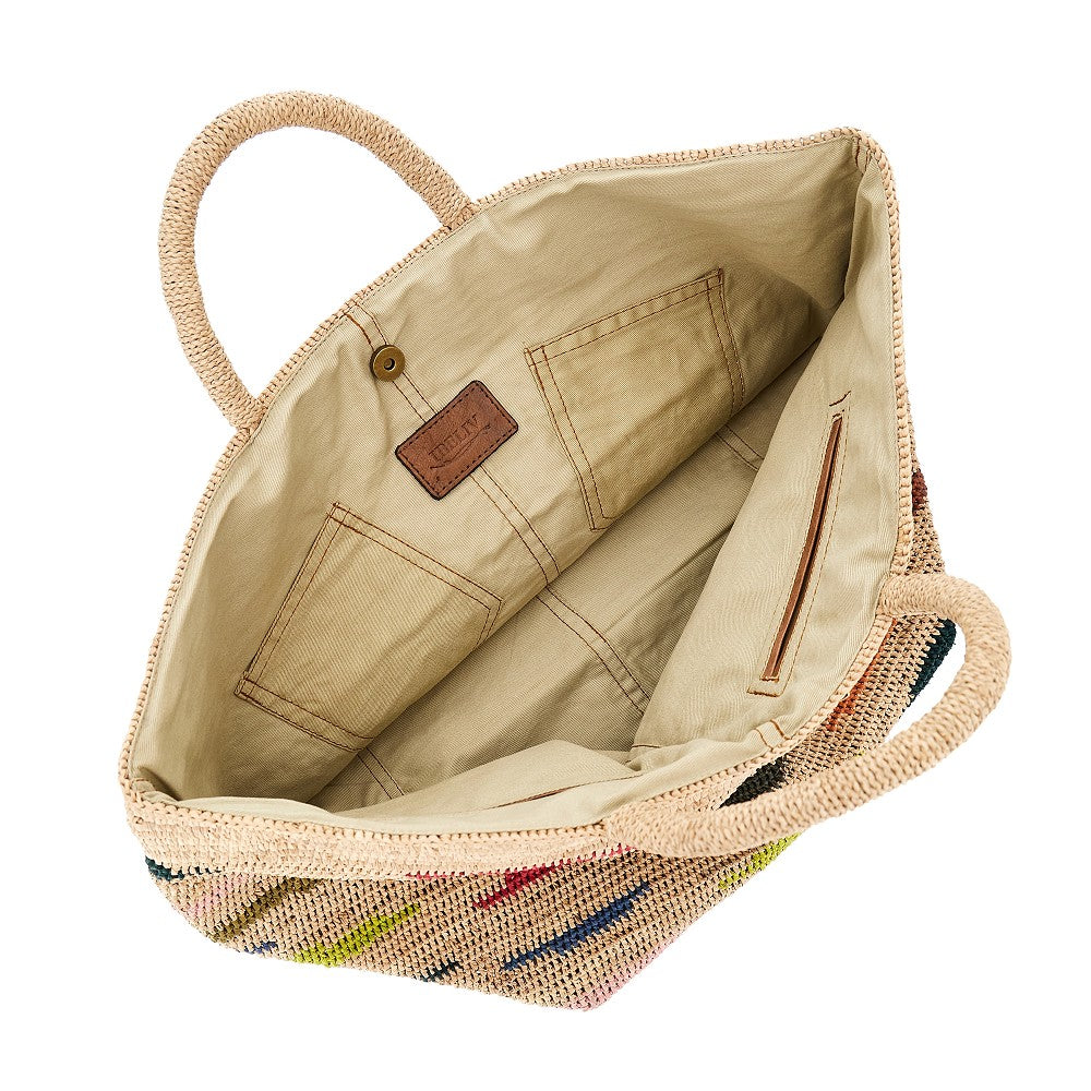 Borsa 'Vanilla' in rafia naturale