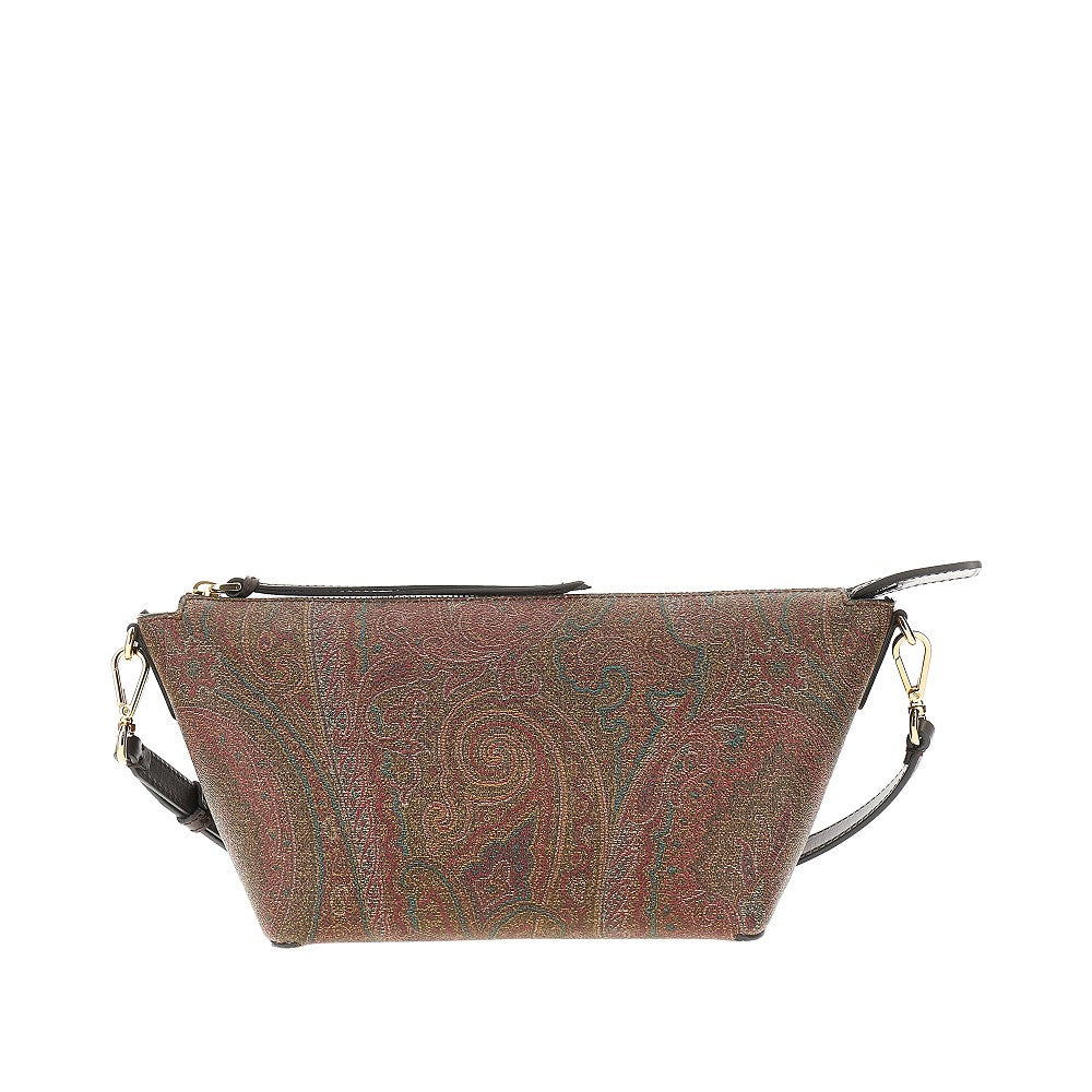 Borsa a spalla in tessuto Paisley jacquard