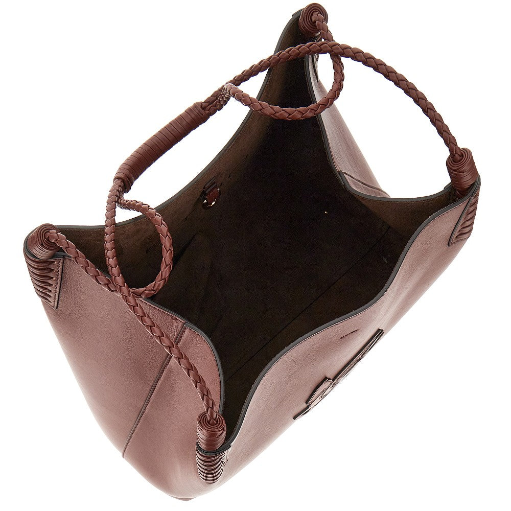 Medium 'Libra' leather shopping bag