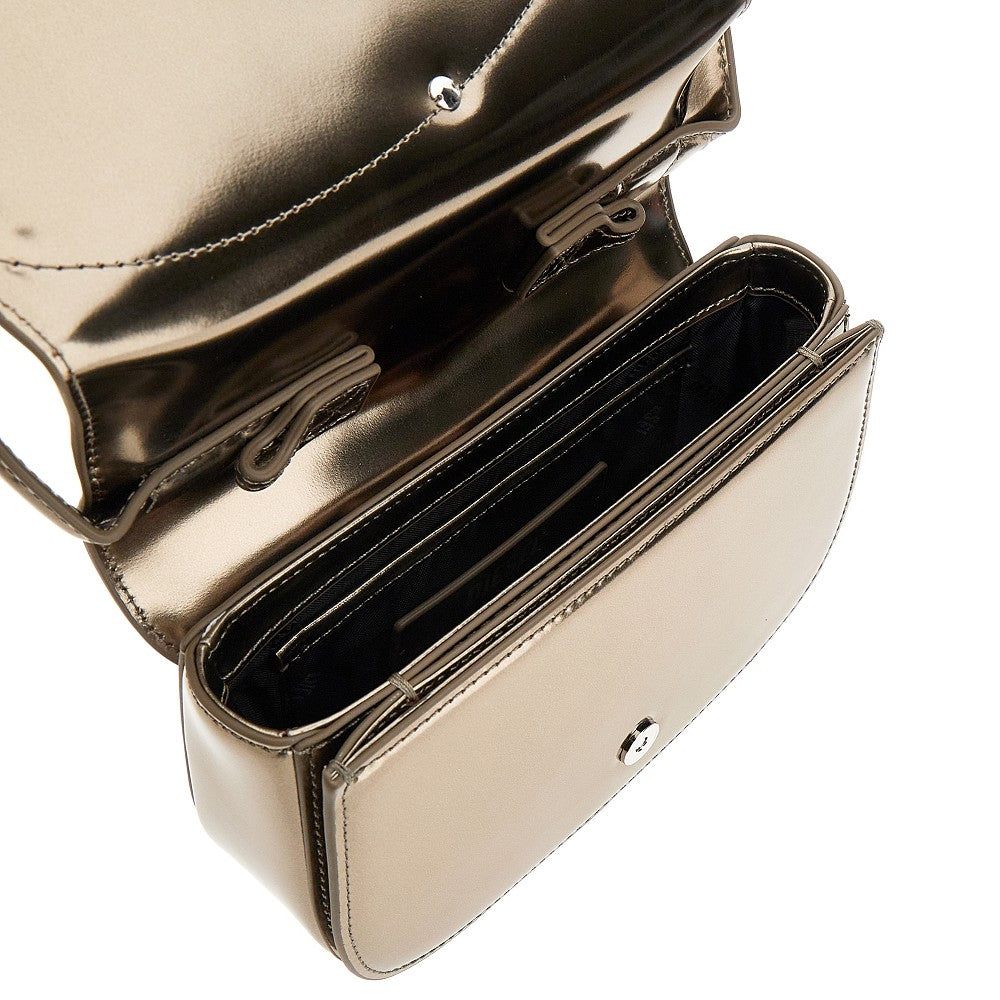 Mirrored leather 1DR shoulder bag