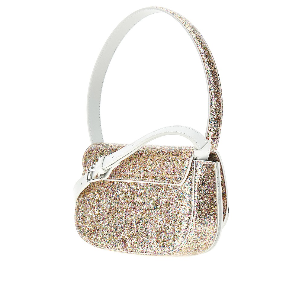 Borsa a spalla '1DR' glitterata