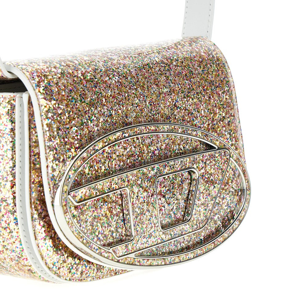 Borsa a spalla '1DR' glitterata