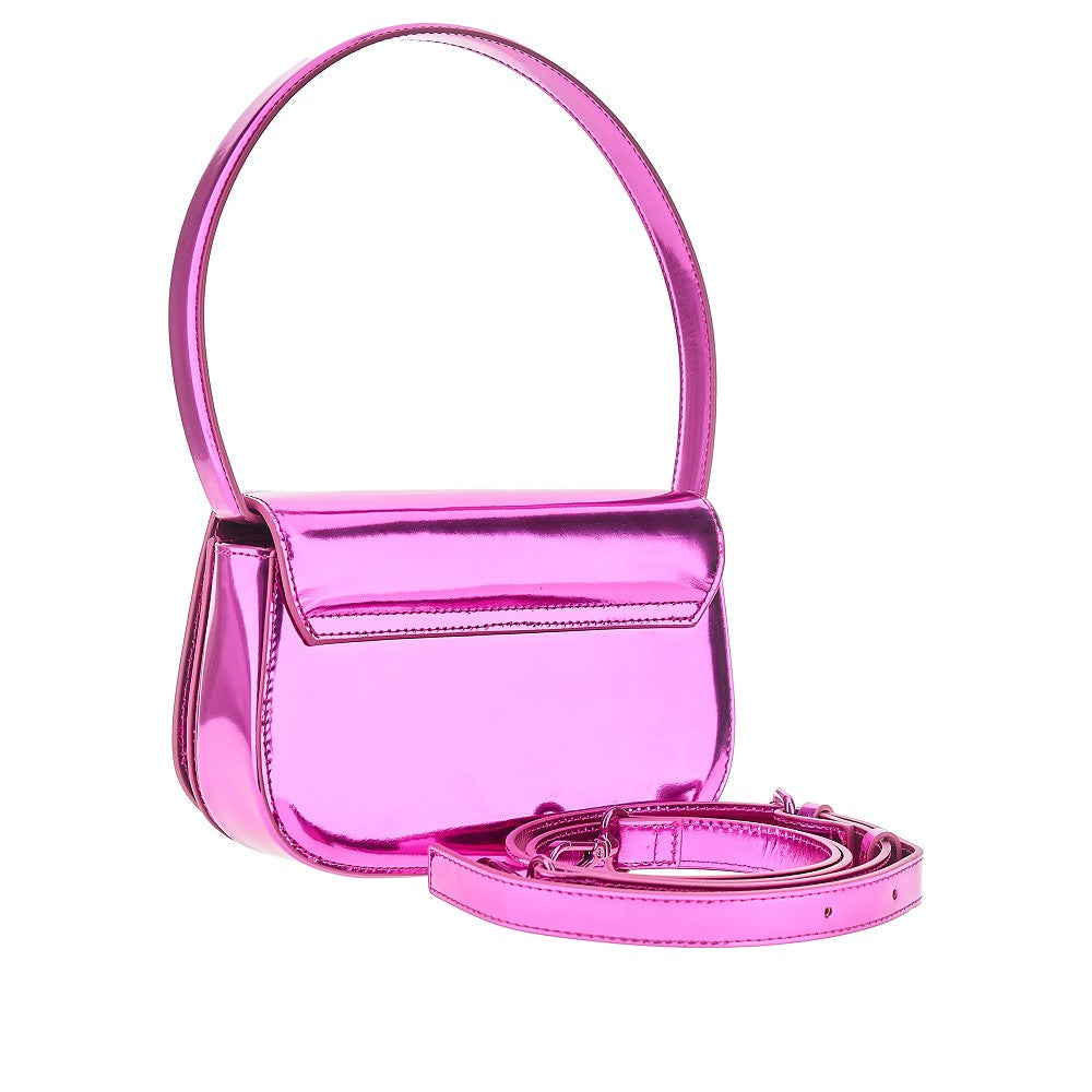 Mirrored leather 1DR shoulder bag