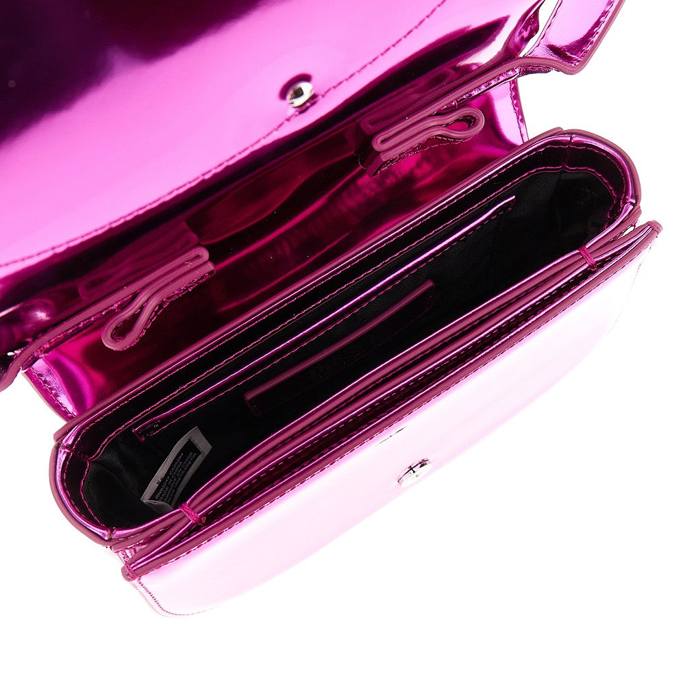 Mirrored leather 1DR shoulder bag