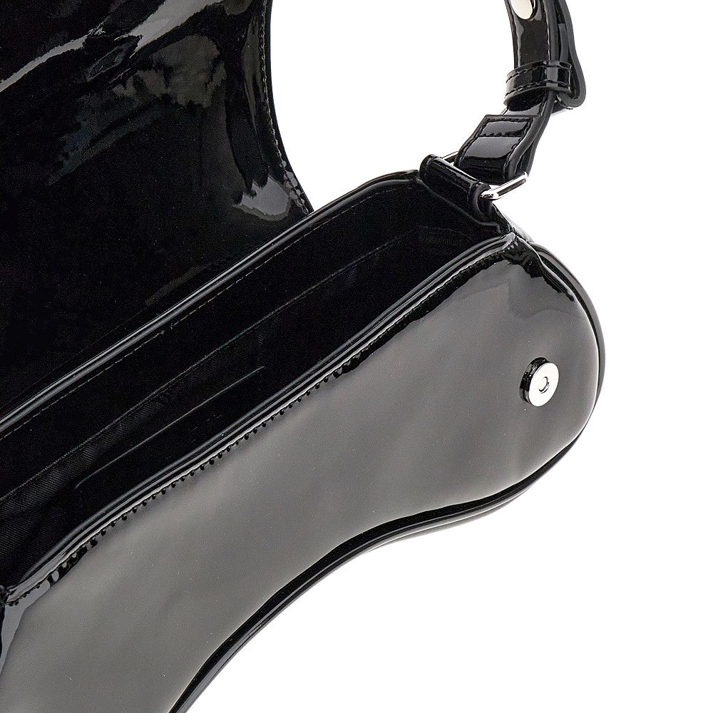 Glossy faux leather 'Play' bag