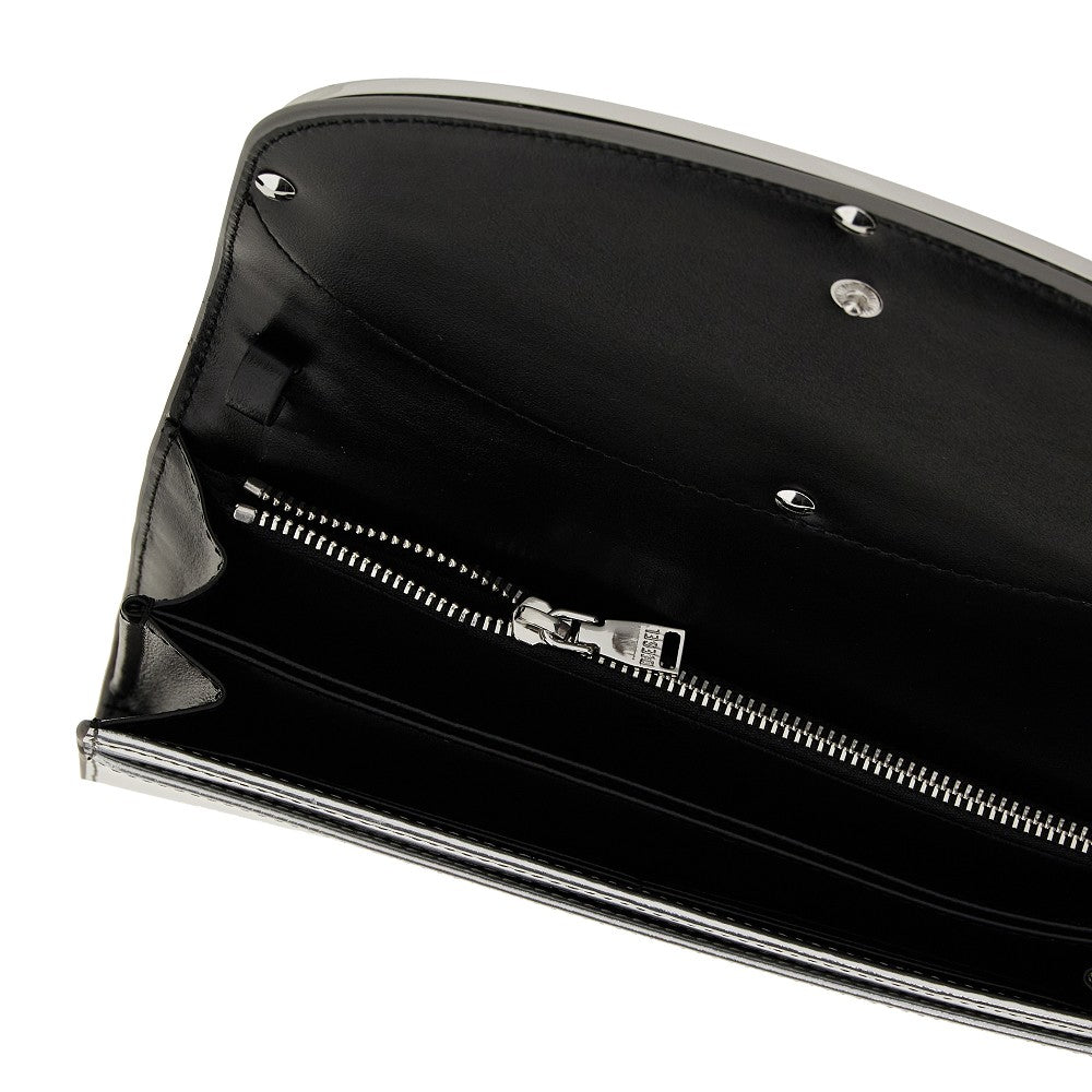 '1dr' metallized leather pouch