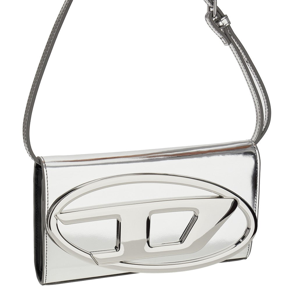 '1dr' metallized leather pouch
