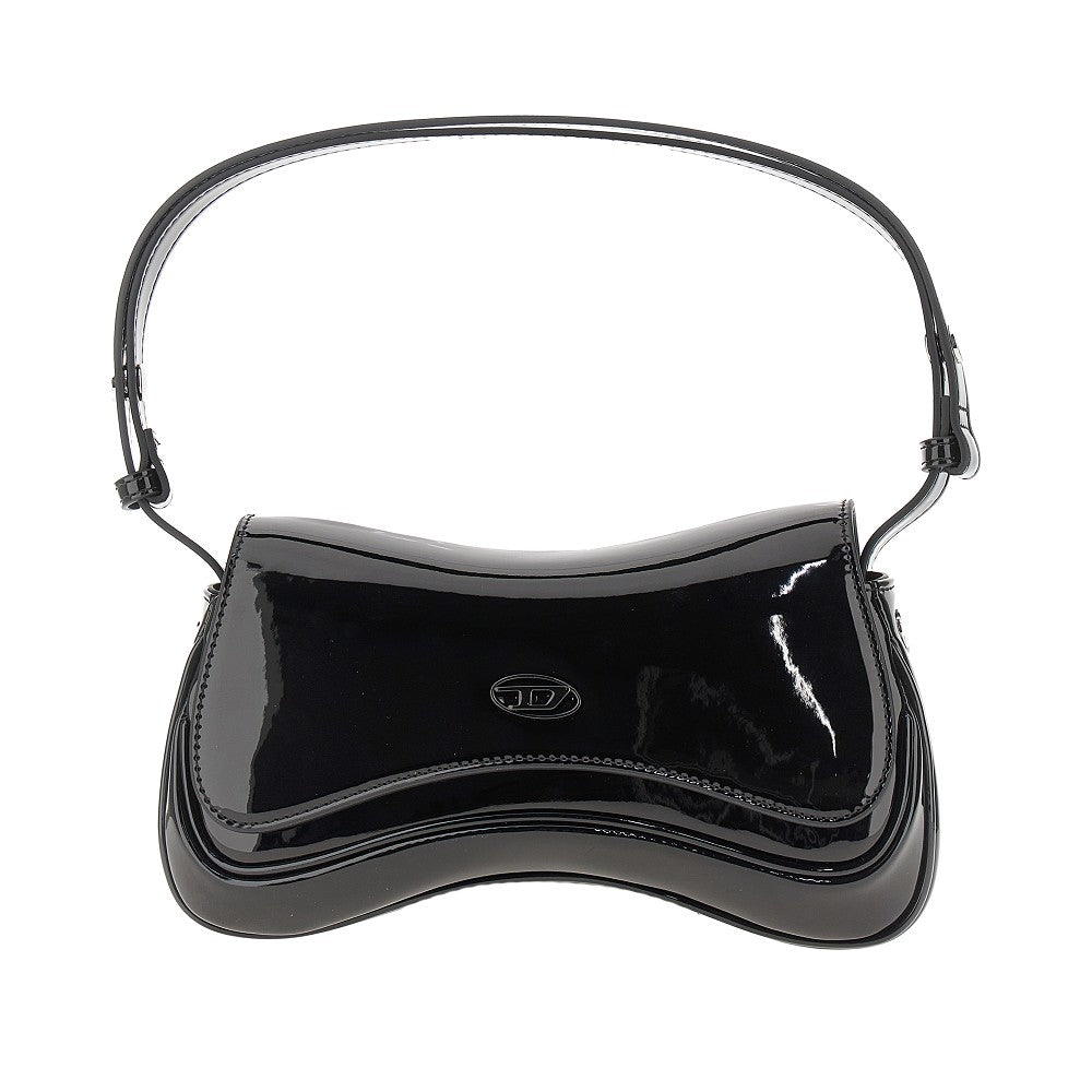 Glossy faux leather 'Play Clutch' bag