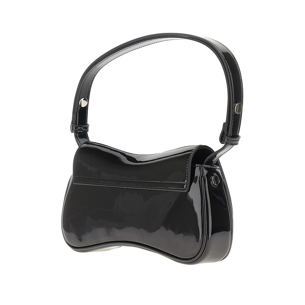 Glossy faux leather 'Play Clutch' bag