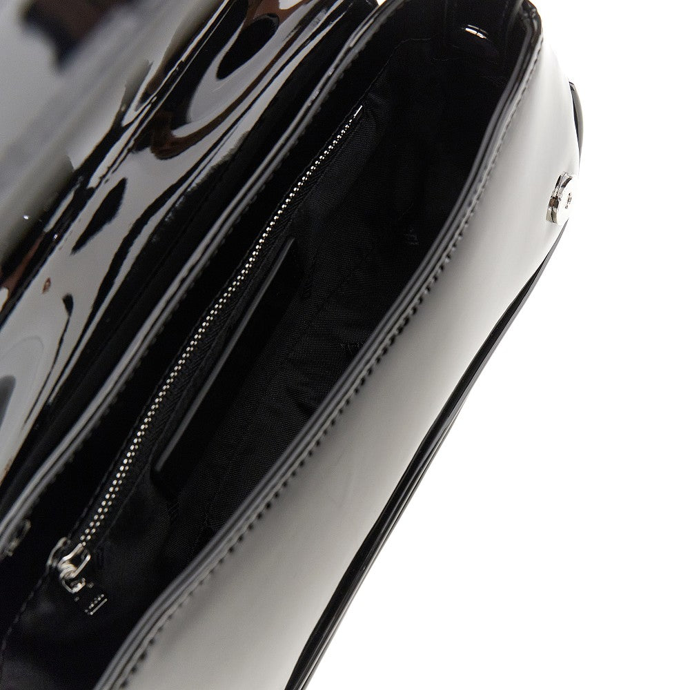 Glossy faux leather 'Play Clutch' bag