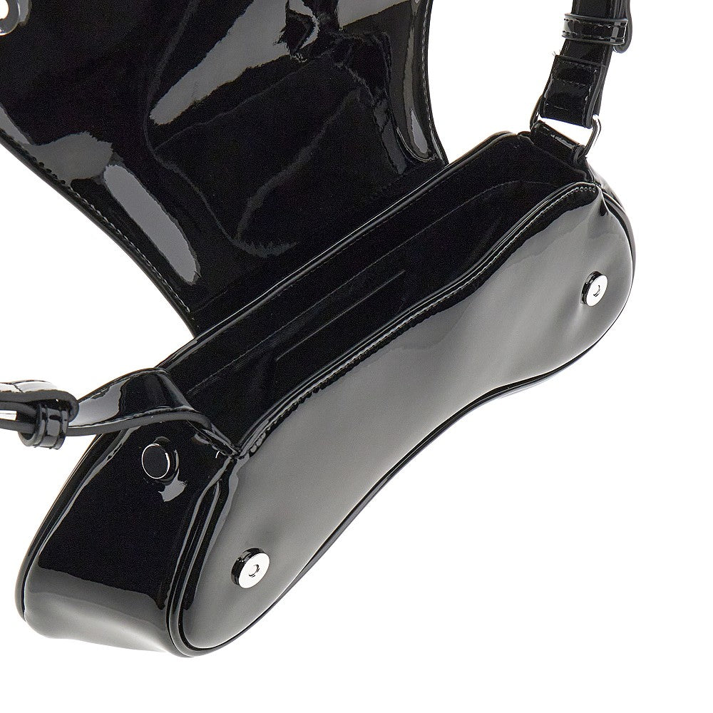 Glossy faux leather 'Play' bag