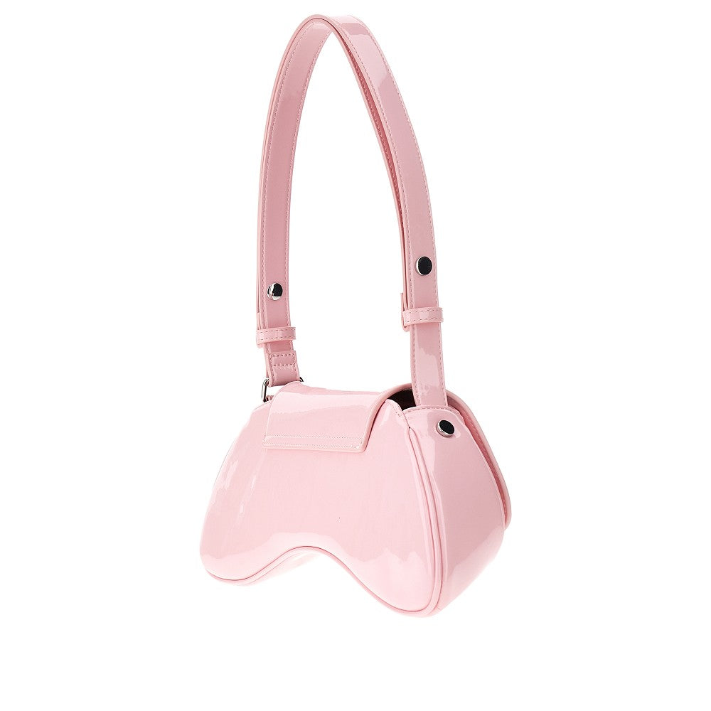 Glossy faux leather 'Play' bag
