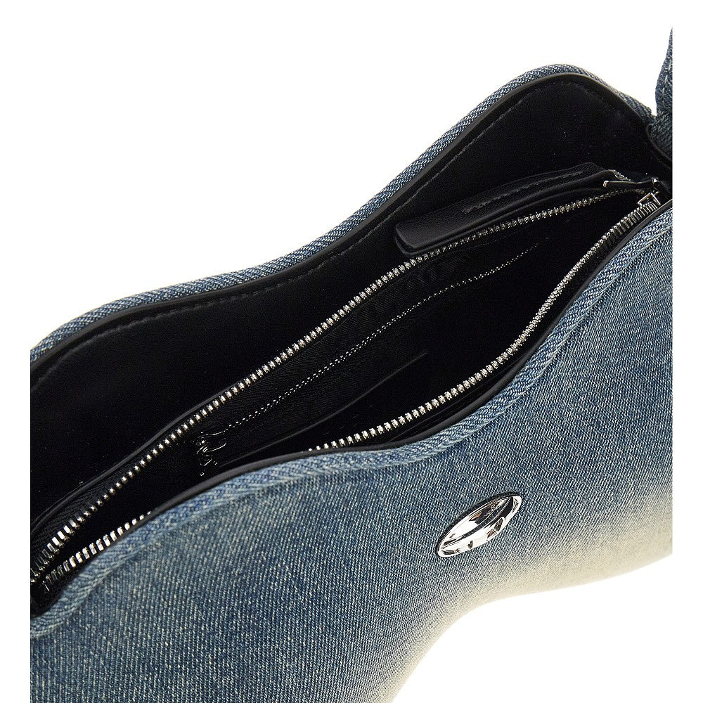 'Double-D' denim shoulder bag