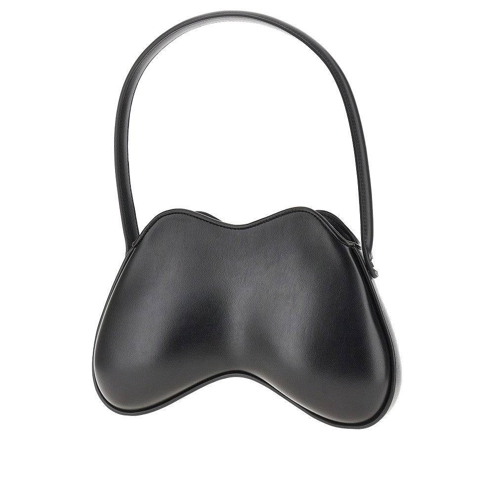 Borsa a spalla 'Double-D' in pelle sintetica