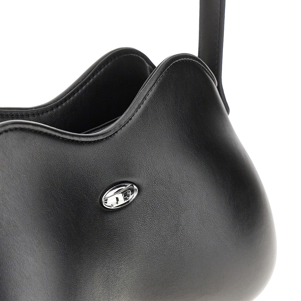 Borsa a spalla 'Double-D' in pelle sintetica