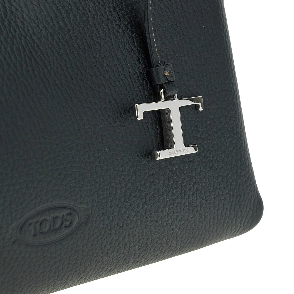 Borsa shopping mini in pelle martellata